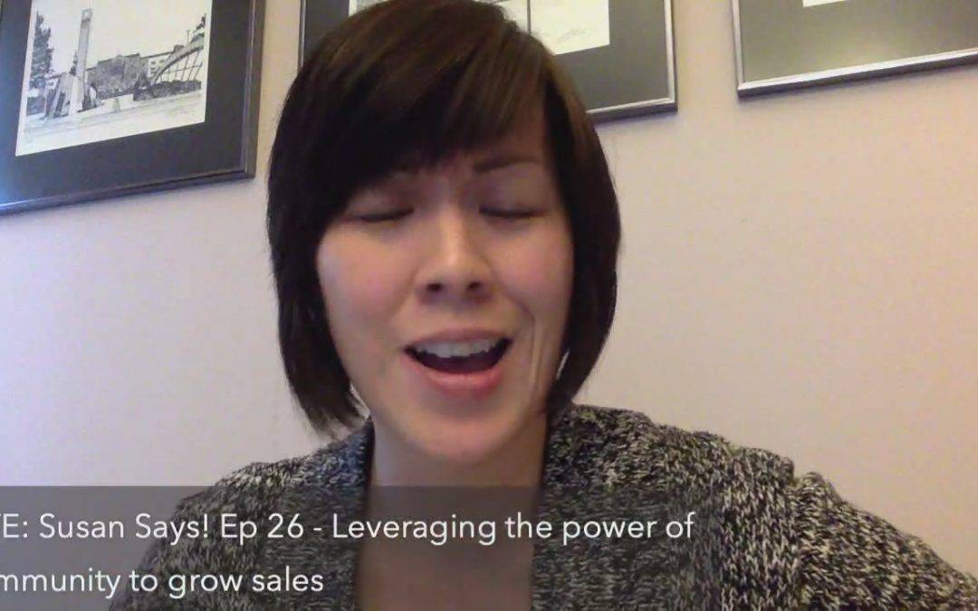 Leveraging the power of community to grow sales