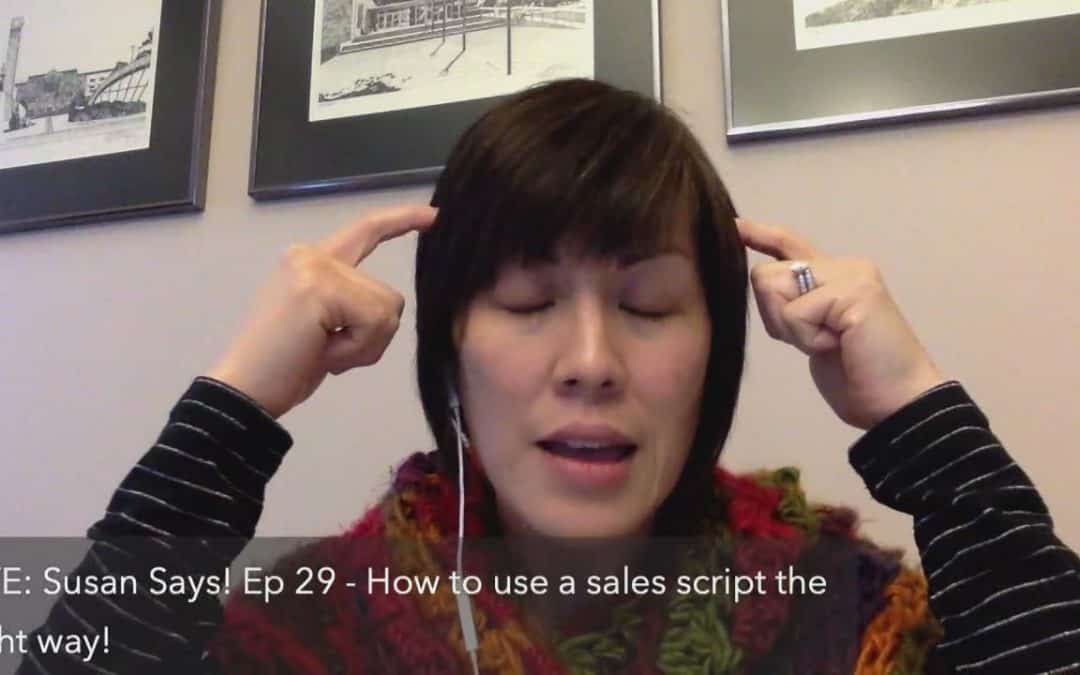 How to use a sales script the right way!